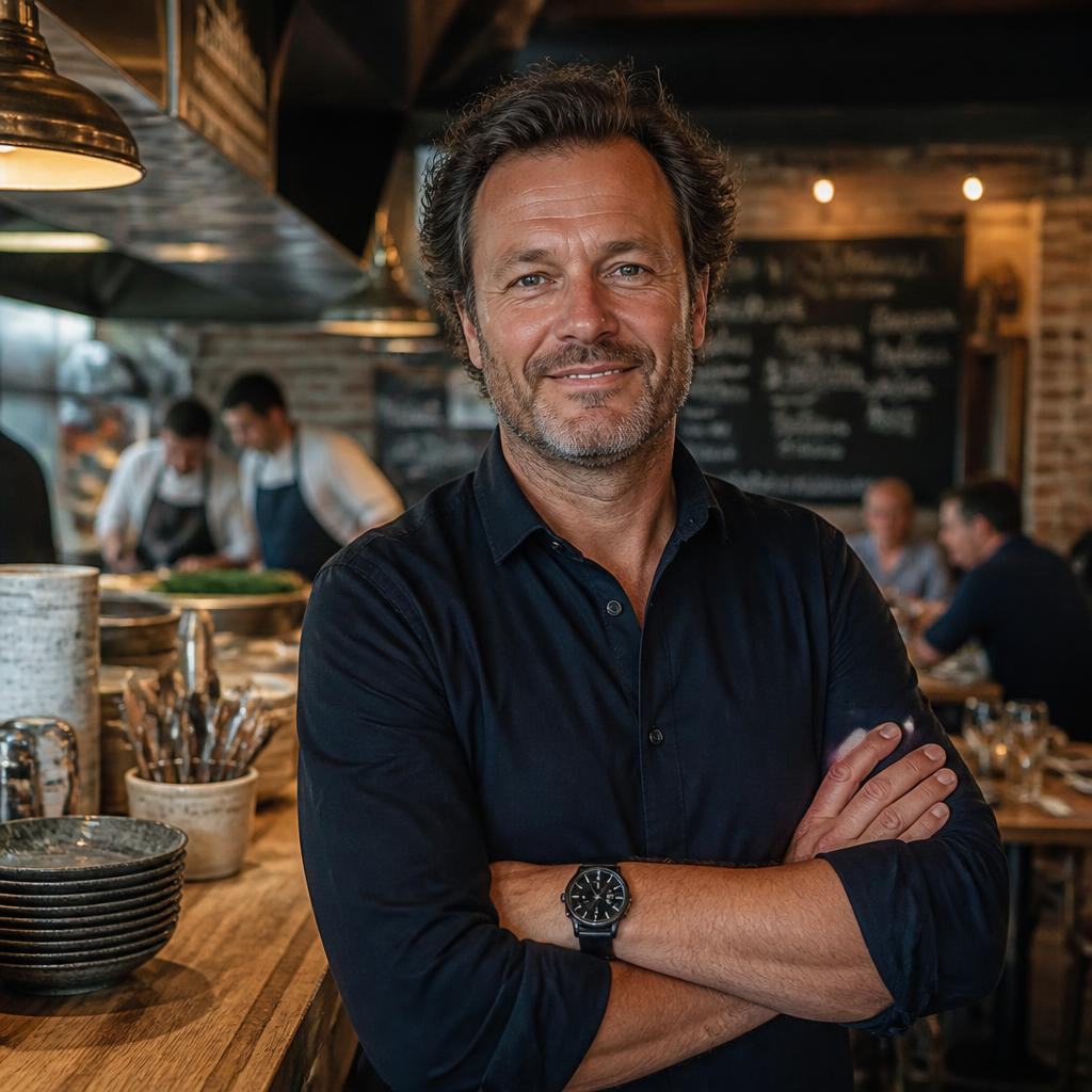Restauranteigenaar in een Nederlandse horecazaak
